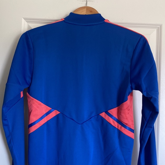ADIDAS TRACK PULLOVER TOP SIZE S MSRP $70.00 NWT - Picture 6 of 9